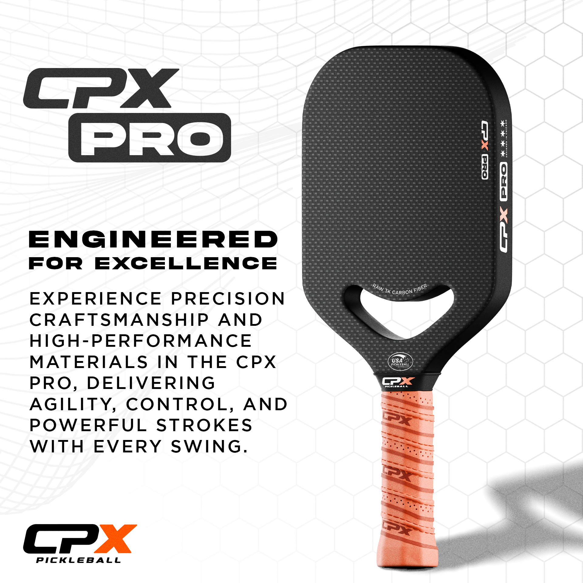 Cpx Pro Series Pickleball Paddle  Amazon listing