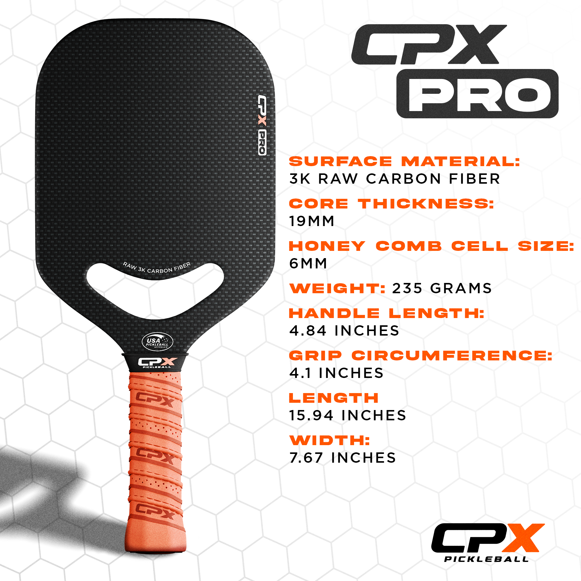 Cpx Pro Series Pickleball Paddle  Amazon listing