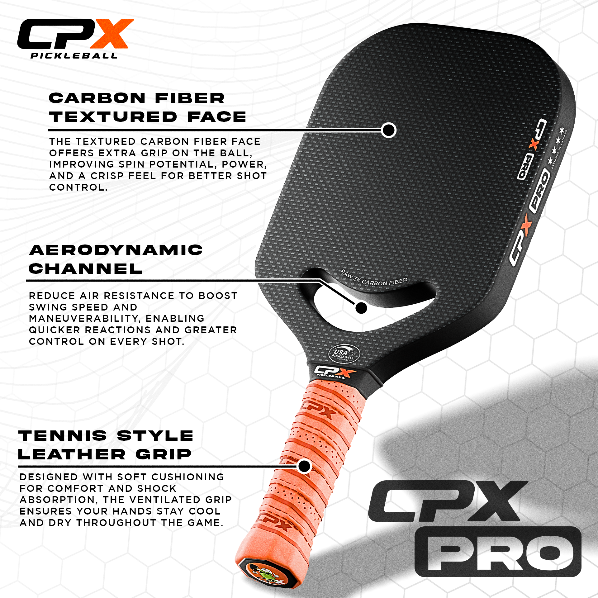 Cpx Pro Series Pickleball Paddle  Amazon listing