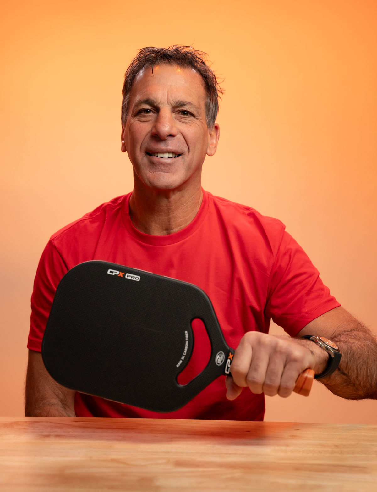 Chris Chelios with his CPX paddle