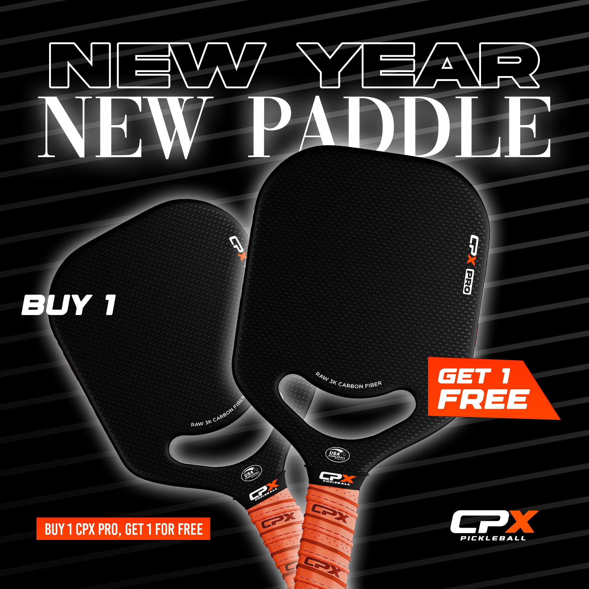 Holiday Closeout BOGO Deal (Buy 1 Pro Paddle + Get 1 Pro Paddle FREE)