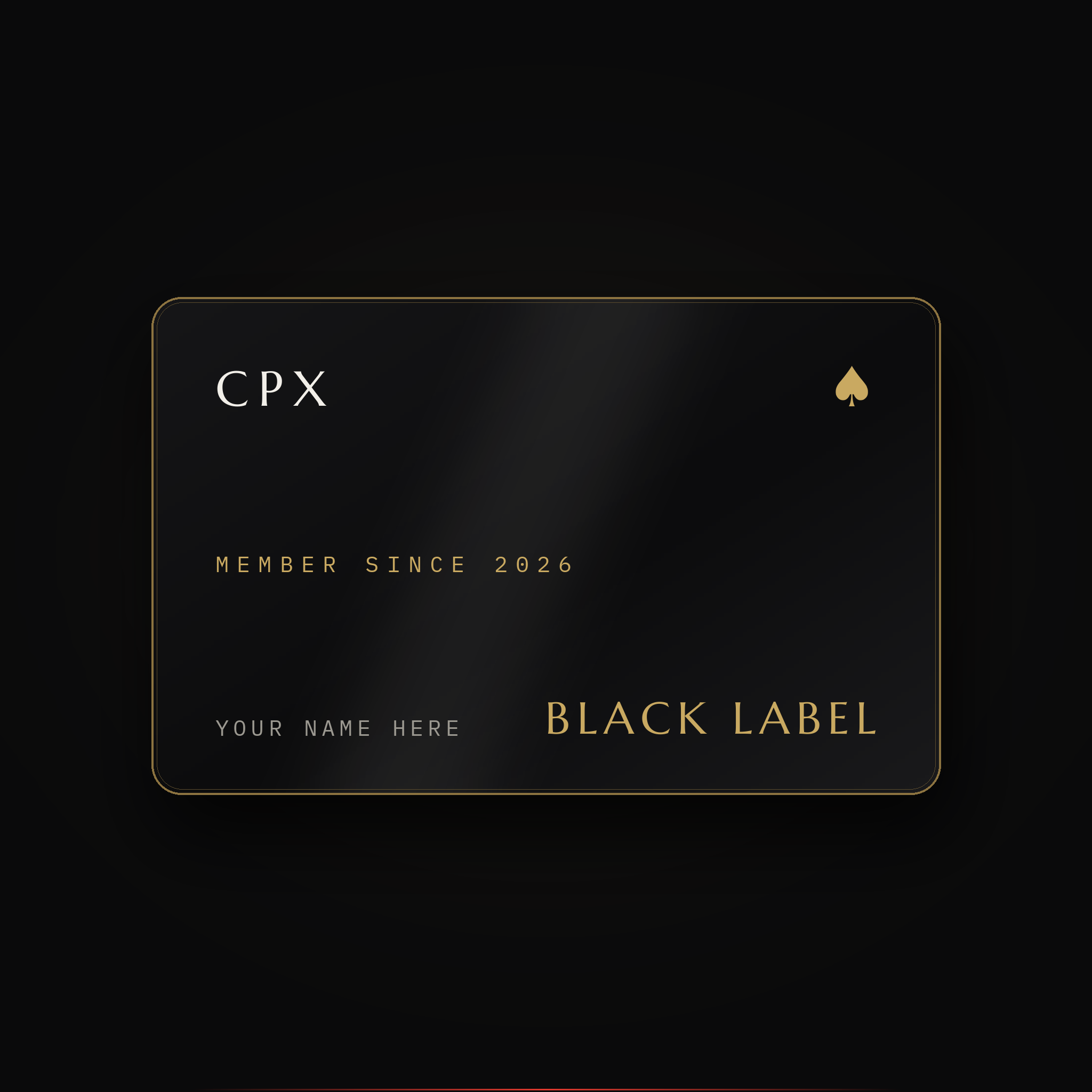 CPX Black Label Membership